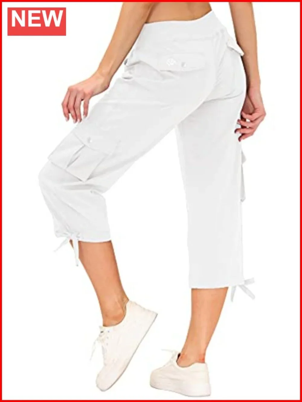Cargo Capris Hiking Pants Lightweight Quick Dry Outdoor Athletic Travel Casual